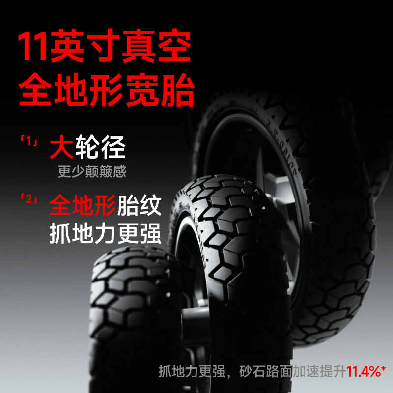 Ninebot九号滑板电瓶车ZT3Pro成人代步折叠电动越野踏板车新炫酷 - 图2