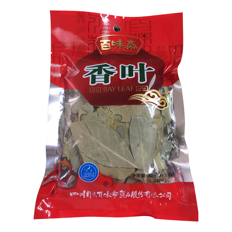 百味斋香叶30gX4包家用小袋包装精品炒菜火锅卤菜调味香料四川产 - 图3