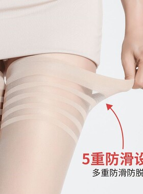 长筒袜女薄款春夏季防勾丝肉色长款过膝袜半截防滑大腿高筒丝袜