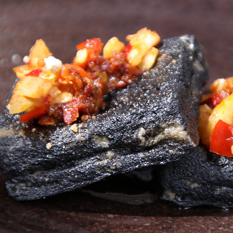 长沙生胚香辣味湖南特产油炸臭豆腐 众福八运食品臭豆腐
