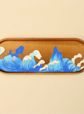 非遗掐丝珐琅茶盘diy手工材料包