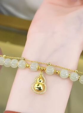 新中式福禄葫芦手串女显白百搭