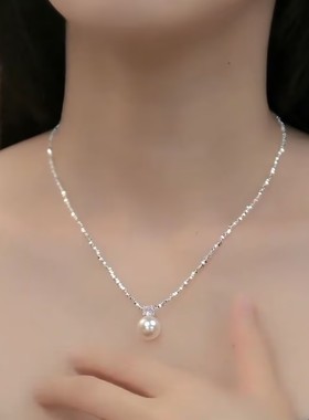 推荐一款法式单颗珠珠项链