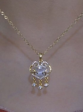 2024新款祥云如意平安锁项链女网红爆款小众设计感时尚百搭项链女