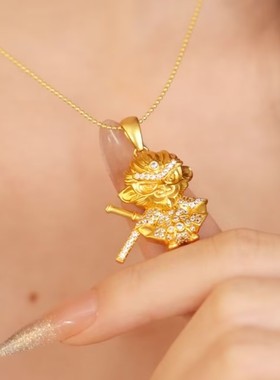 黑神话悟空金箍棒吊坠项链女同款西游记挂件网红爆款轻奢气质项链