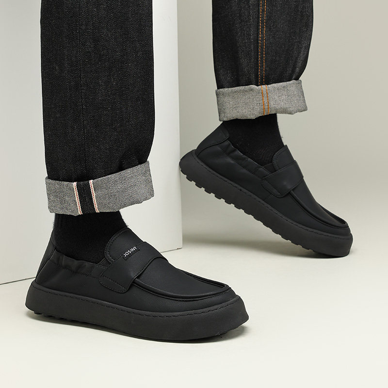 卓诗尼男鞋春秋新款轻便一脚蹬懒人休闲鞋透气软底防滑乐福鞋,淘宝优惠券,粉丝福利购,淘宝优惠卷