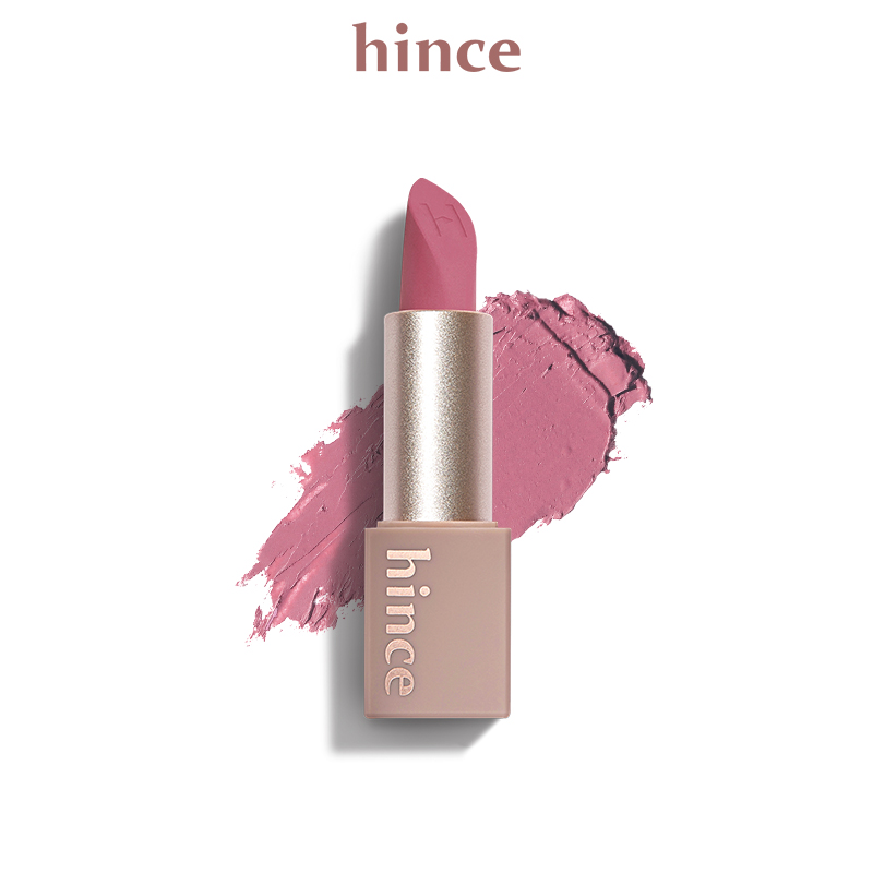 品牌保税直发Hince哑光口红M012M008奶茶豆沙玫瑰色雾面丝绒唇膏 - 图3