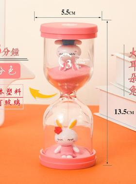 塑料卡通沙漏计时器儿童防摔摆件