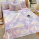 Rounded lace pure cotton bed sheets for girls single 1.5 meters 1.8m full cotton quilt single pillowcase three-piece cover