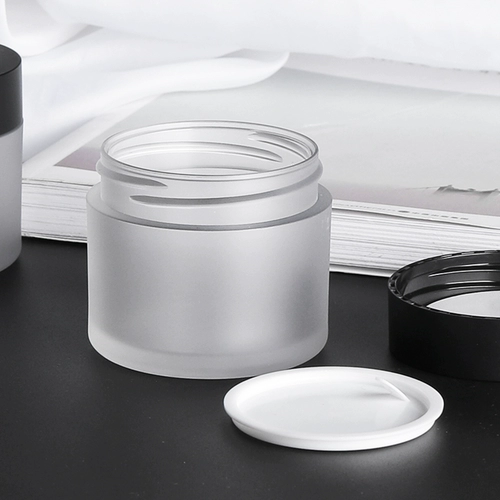 Матовая баночка для крема, крем, косметическая бутылка для ухода за кожей, 50г, защита при падении, увеличенная толщина