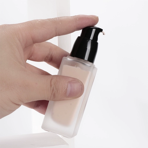 Матовый стеклянный тональный крем, портативная бутылка для путешествий, косметическая баночка для крема