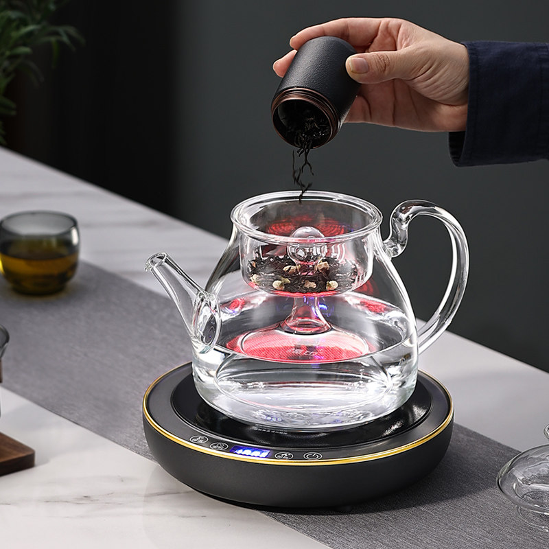 简悠电陶炉小型家用玻璃煮茶煮茶器 简悠诺克斯电磁炉/陶炉