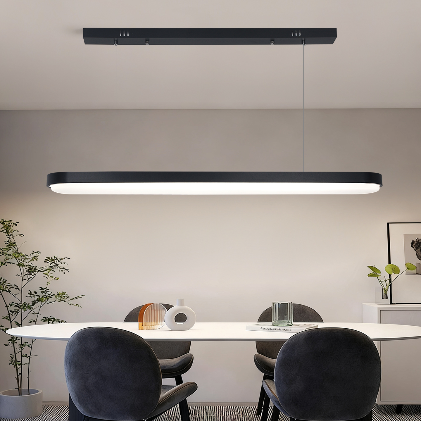 中古风餐厅吊灯2025年新款现代简约高级感直盘吧台餐厅灯复古灯具 - 图1