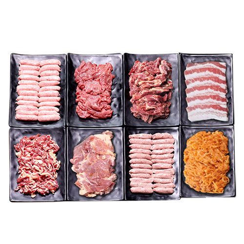 啊美丽烤肉套餐4-7人煎肉套餐半成品食材东北烤肉鲜牛肉露营烧烤 - 图3