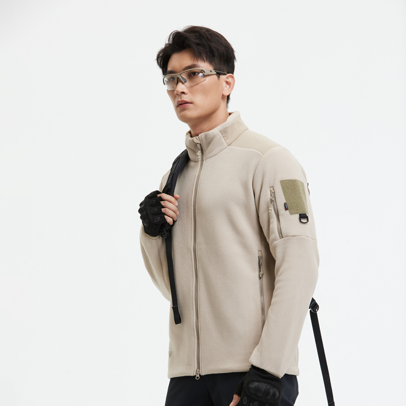 SANFO PLUS 抓绒衣Polartec P200加绒加厚男秋冬户外夹克 - 图1