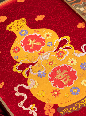 南京云锦研究所玄关葫芦新中式画