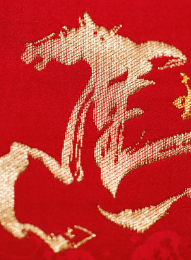 南京云锦研究所马到成功摆件