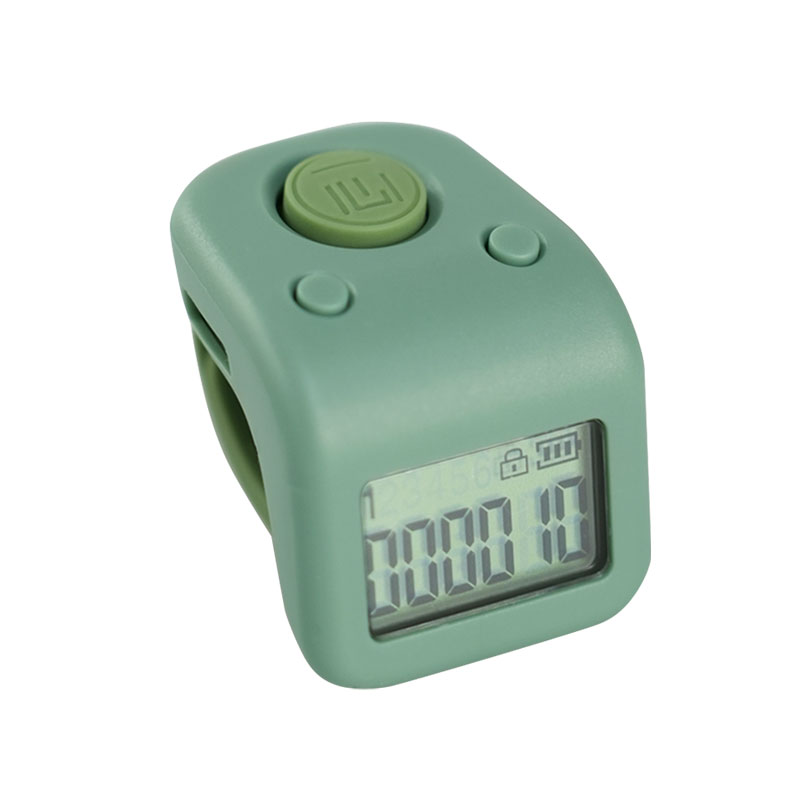Yixin counter luminous rechargeable finger counter electronic digital display counter hand press ring type counter