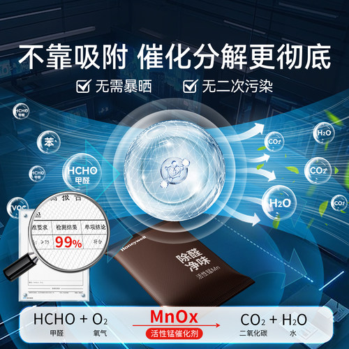 霍尼韦尔除甲醛活性锰包分解甲醛新房新车家用除醛除味炭包碳包 - 图1
