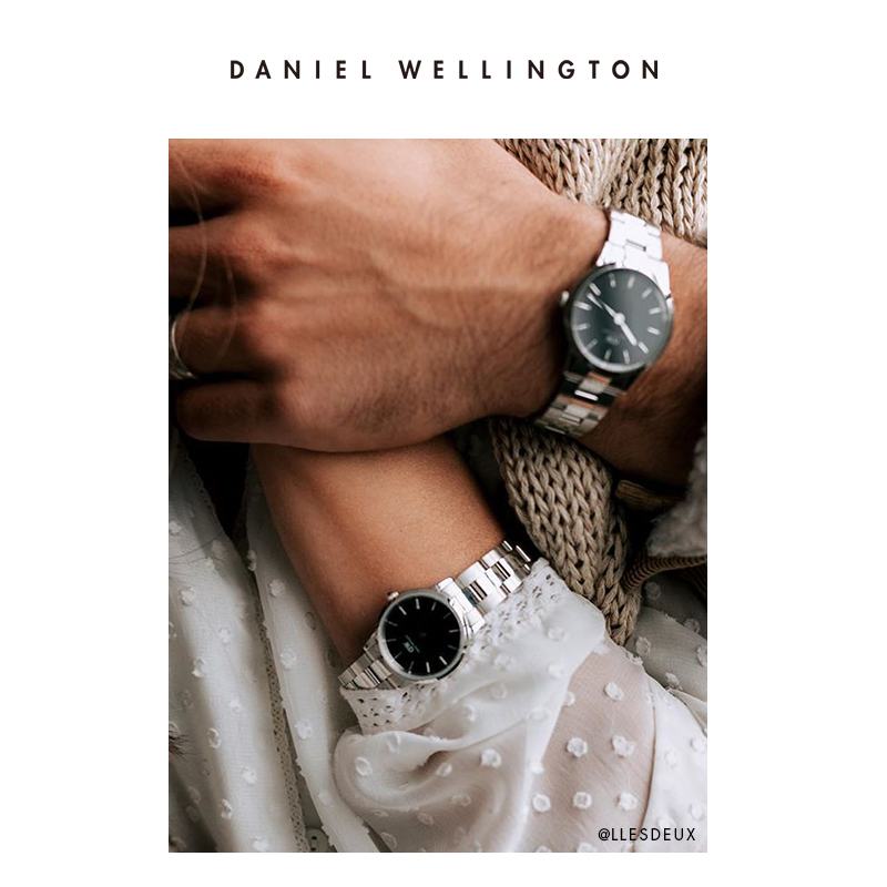 Danielwellington丹尼尔惠灵顿 DW手表36mm&28mm轻奢钢带情侣对表