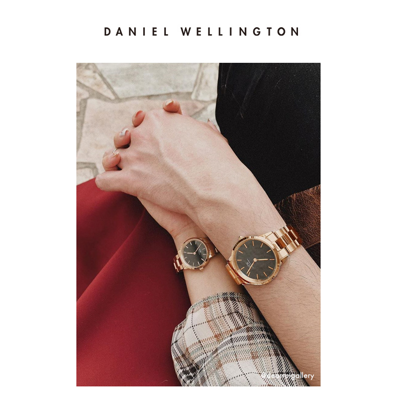 Danielwellington丹尼尔惠灵顿 DW手表40mm&32mm轻奢钢带情侣对表