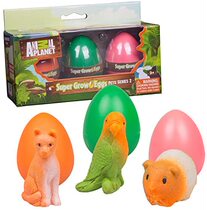 Animal Planet Pet Grow Eggs-3 Educational Toys-Hatch and