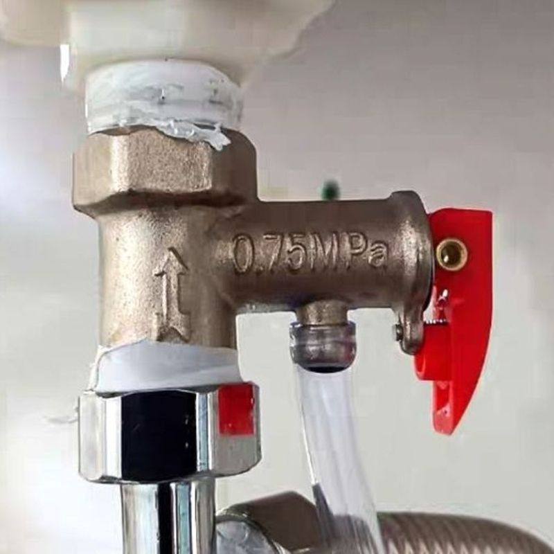 减压阀配件全铜排气安全阀U形阀小厨宝泄压阀加厚电热水器三通304,淘宝优惠券,粉丝福利购,淘宝优惠卷