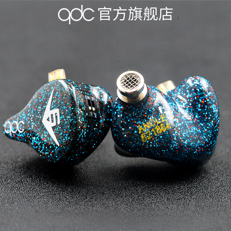 qdc变色龙Anole V6六单元动铁耳机4挡调音HiFi发烧音乐公私模定制 - 图1