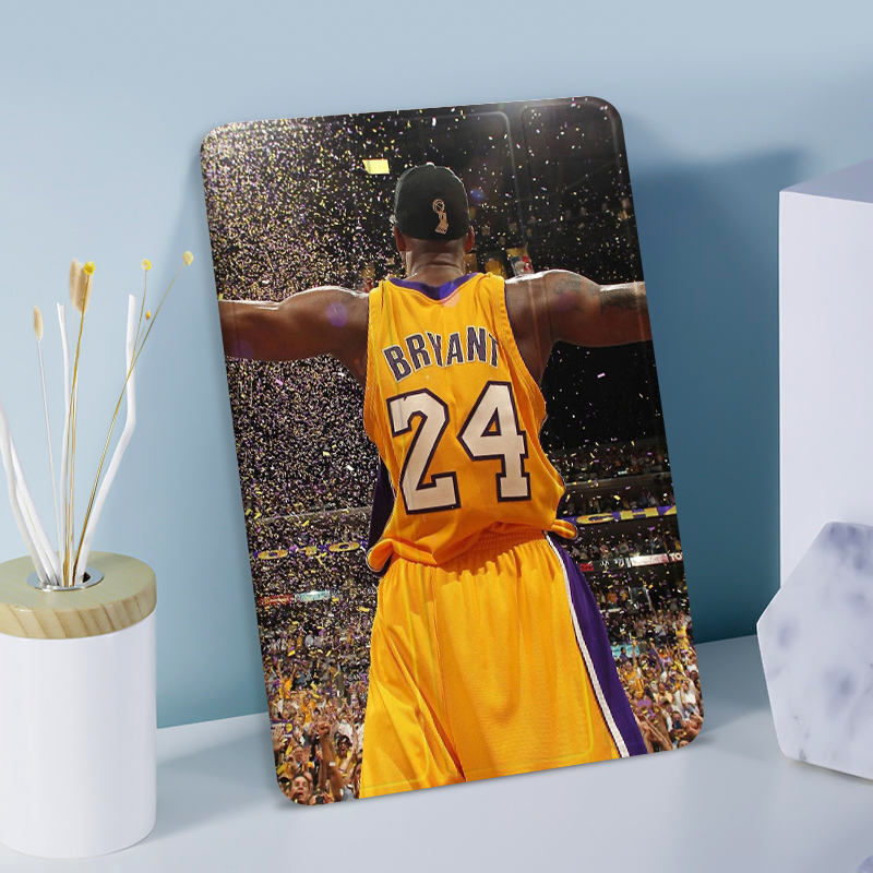 球星NBA适用ipad2020平板保护壳詹姆斯篮球体育10.2寸Air4苹果Pro2021保护套三折mini5第8代11寸Air3/透明9.7 - 图1