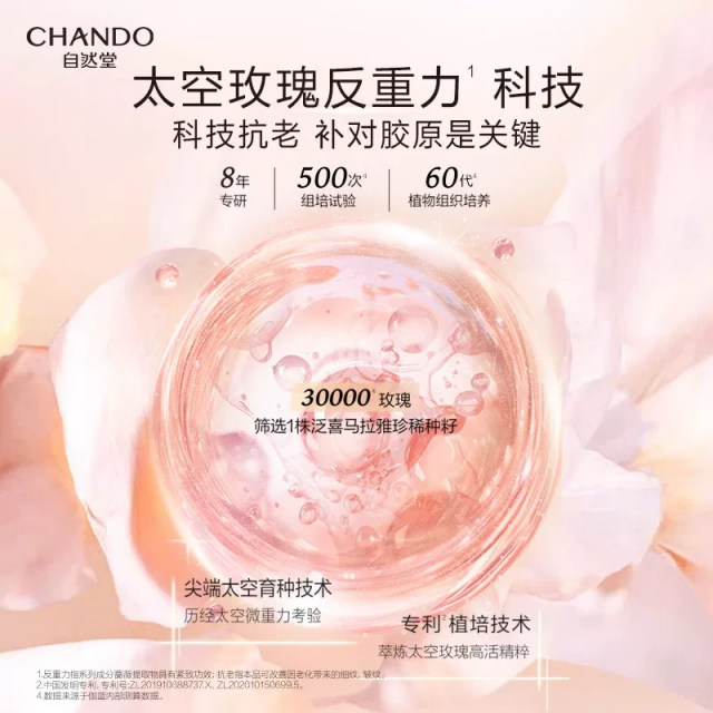 Chando Pink Diamond Rose Water Emulsion Set Anti-wrinkle, Firming and Lightening Skin Care Products Official Flagship Store ຂອງແທ້ຊຸດ