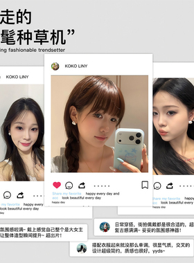 纯银针法式波点拉丝耳钉女