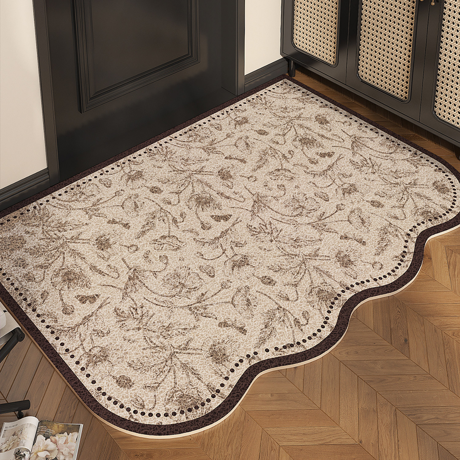 丝圈地垫入户门垫子美式高端进门地毯家用门口防滑脚垫地板垫定制,淘宝优惠券,粉丝福利购,淘宝优惠卷