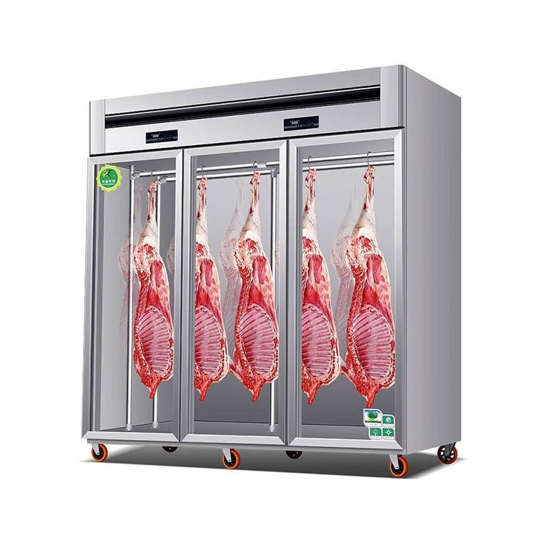 鲜肉展示柜商用大容量冷藏保鲜鲜肉柜牛羊肉立式冷冻陈列展示冰柜 - 图2