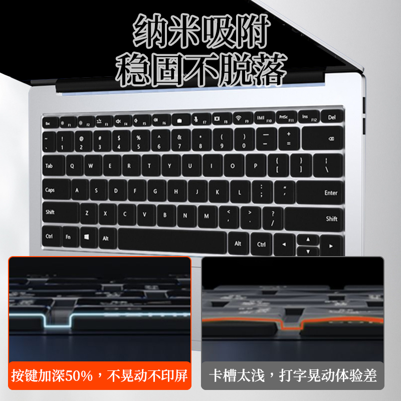 适用华为MateBook D16键盘膜D16 SE2024款笔记本16英寸电脑键盘保护膜matebookd16 se全覆盖D16 SE贴纸防尘罩 - 图2