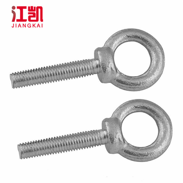 Galvanized eye screws national standard extended eye bolts carbon