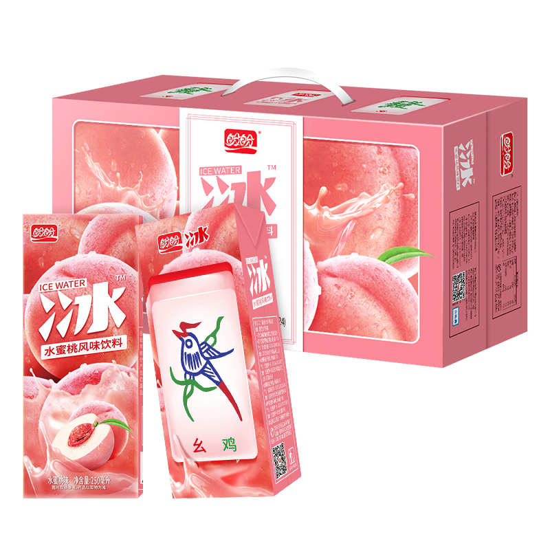 盼盼水蜜桃味网红250ml*24瓶整箱 来思食品果味/风味饮料
