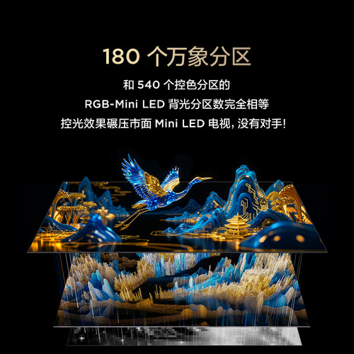 雷鸟鹤626款55英寸QD-MiniLED高阶VA屏高对比电视以旧换新补贴65 - 图2