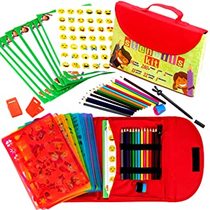 Drawing Stencils for Kids Kit Carry Case-Child-Safe wit