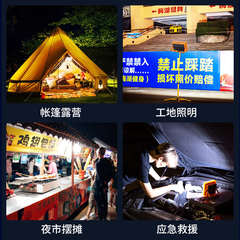 太阳能充电灯led家用夜市照明灯 喜跃照明应急灯