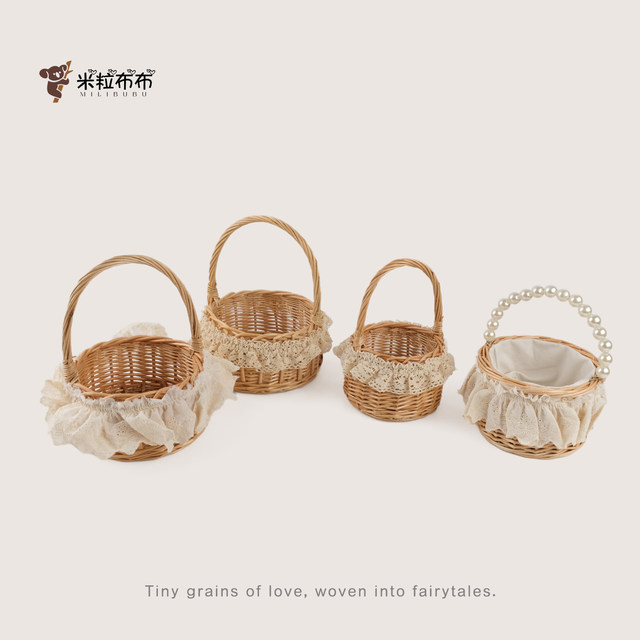 Milibubu children's cargo basket for the first birthday gift basket