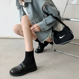 Martens, носки, осенние трикотажные эластичные утепленные короткие сапоги, 2024 года