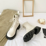 Martens, модные короткие сапоги в английском стиле на платформе, коллекция 2022, в британском стиле, популярно в интернете, увеличивают рост, подходят для весны и осени