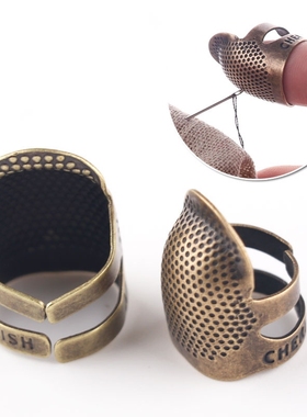 升级防扎顶针器金属护指套缝纫机专用防刺手指保护工具