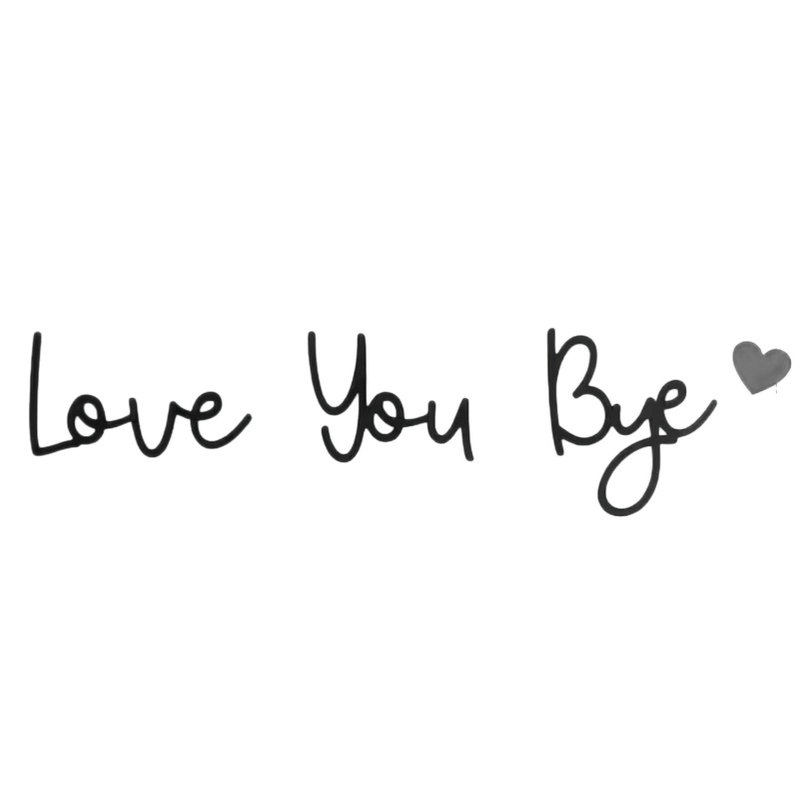 再见，爱你木质文字标牌走廊家居门墙面装饰，木制装饰品,淘宝优惠券,粉丝福利购,淘宝优惠卷