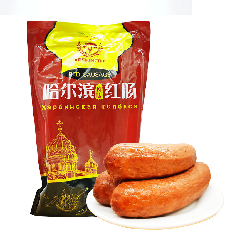 正宗哈尔滨风味红肠500g老式香肠 淘嘀嗒食品猪肉类