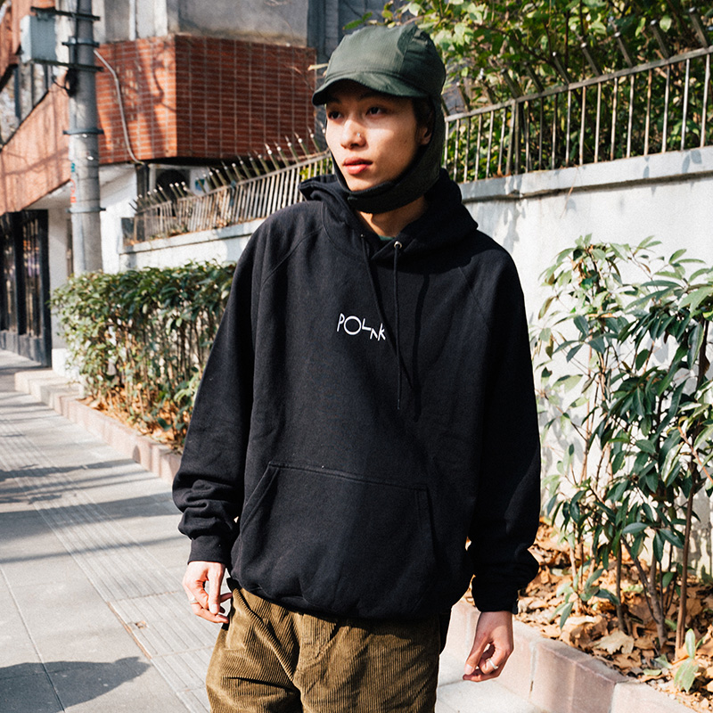 Polar Skate Co Default Hoodie 刺绣Logo加绒滑板情侣卫衣帽衫潮 - 图3