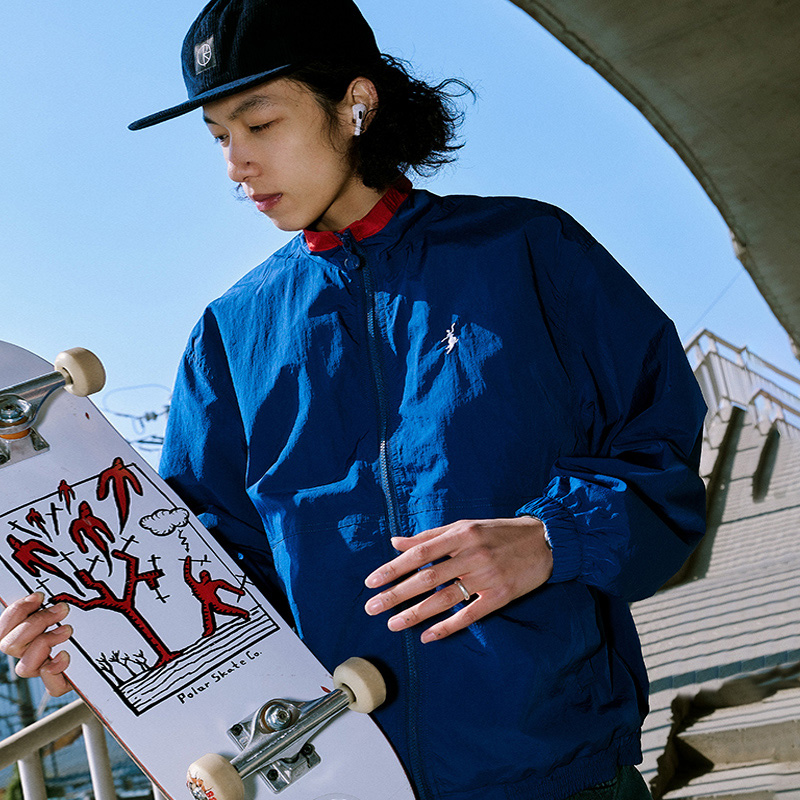 Polar Skate Co Track Jacket复古运动休闲情侣夹克防风外套男女-图3