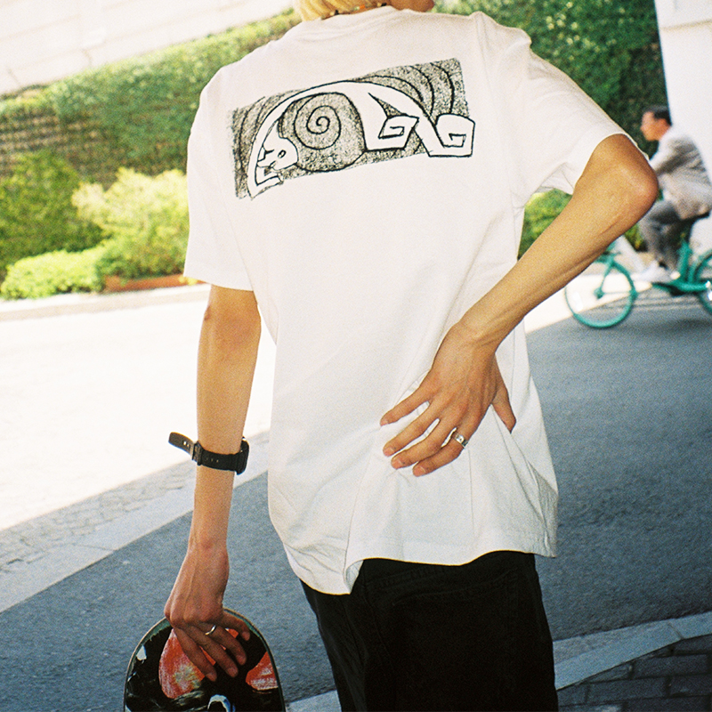 Polar Skate Co Yoga Trippin Tee 夏季重磅纯棉宽松男女短袖T恤 - 图3