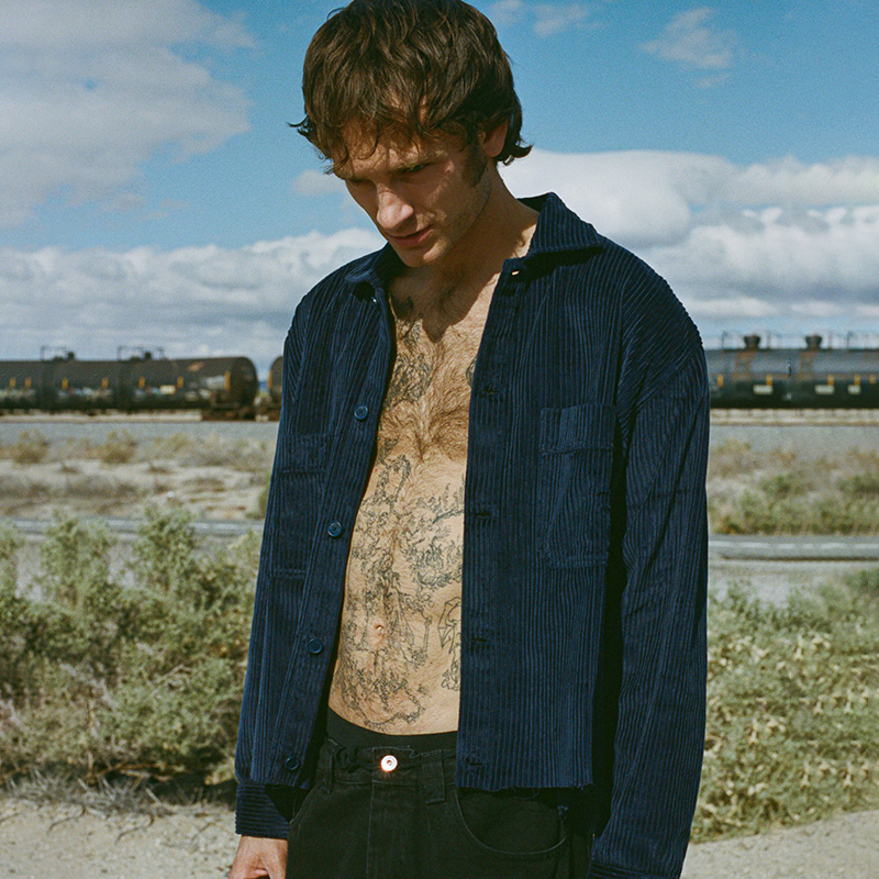 Polar Skate Co Big Boy Cord Overshirt 纯色灯芯绒复古长袖衬衫 - 图2
