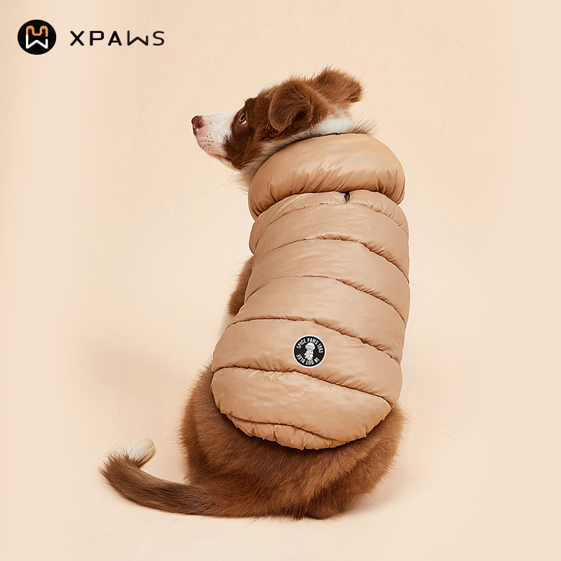 XPAWS 宠物两面穿马甲狗狗棉衣服边牧秋冬装加厚中小型大型犬冬季 - 图0